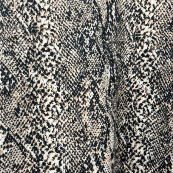 Zara Snakeskin Cropped Swearer Size S - Picture 5 of 6
